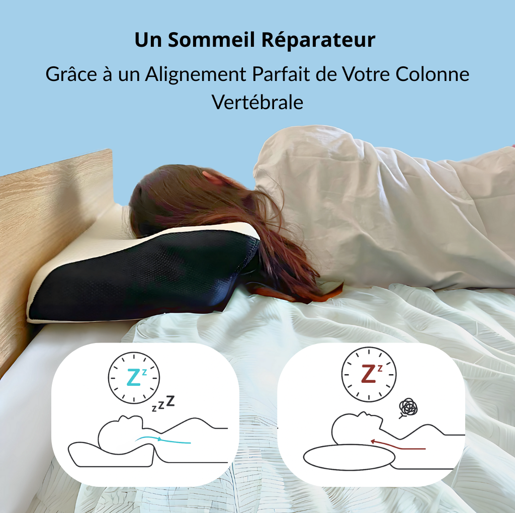 Dormez profondément, réveillez-vous sans douleurs – Oreiller à mémoire de forme Uninuit